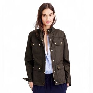 J. Crew Women's Utility Jacket in Dark Olive